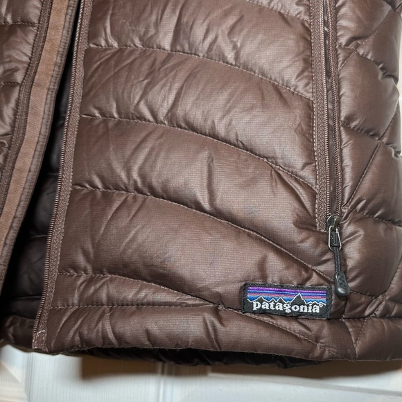 Patagonia Brown Goosedown Vest - Picture 4 of 5